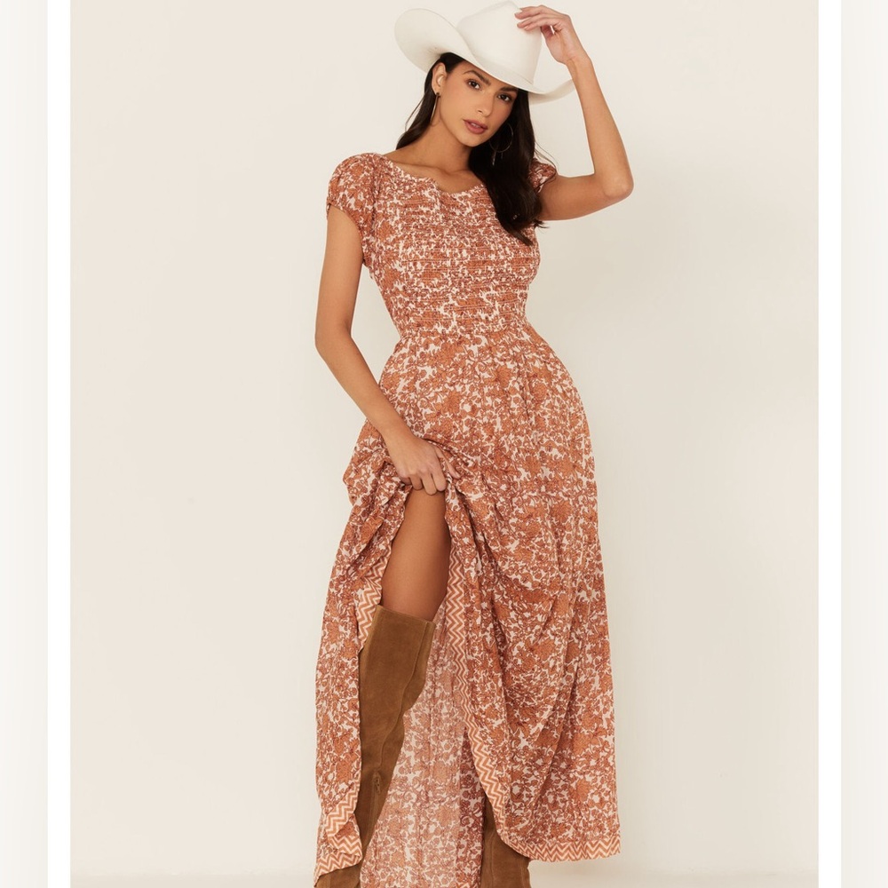 Free People “ultraviolet maxi dress”